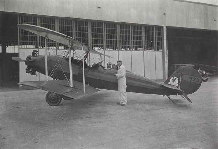 American Eagle NC523 at GCAT, Ca. 1928-29 (Source: Link)