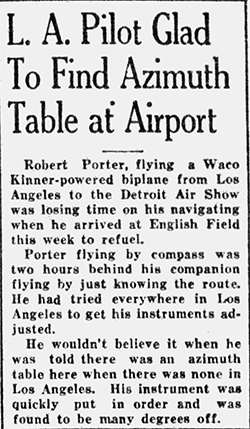 Amarillo Sunday News Globe, April 6, 1930 (Source: Woodling)