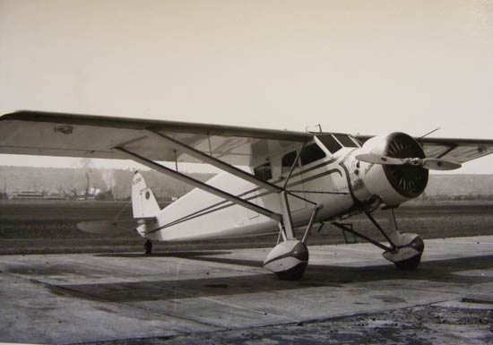 Stinson NC12146, Late 1930s, Boeing Field, Seattle, WA (Source: Ziesmer)