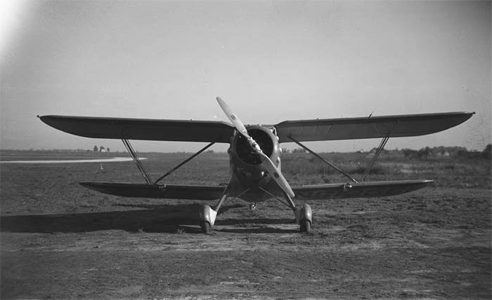 Waco UIC NC13561, St. Louis, MO, 1934, Front View (Source: HSM)