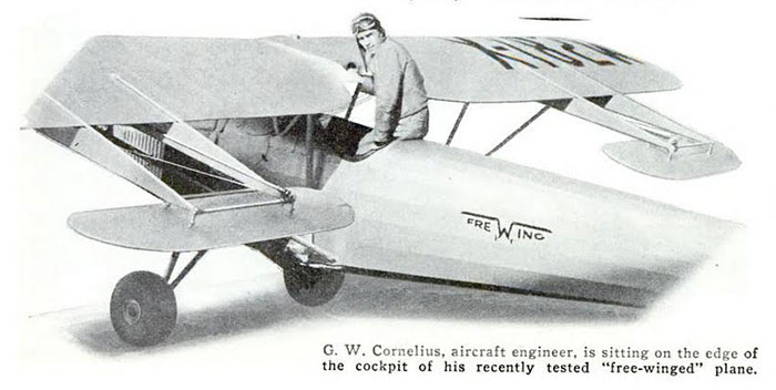 NX182W in Popular Science, May 1931 (Source: Woodling)
