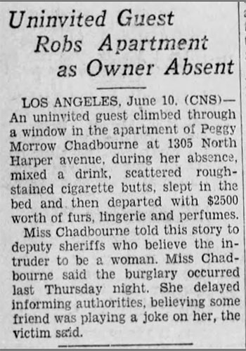 Monrovia News-Post (CA), June 10, 1933 (Source: newspapers.com) 