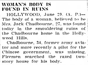 The Bakersfield Californian, June 29, 1940 (Source: newspapers.com) 