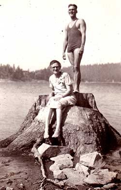 Ray Crawford and Lulu, Ca. 1932 (Source: Crawford Family)