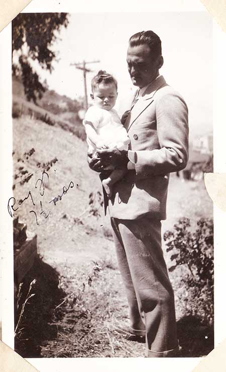Ray Crawford With Ray, Jr., Ca. 1936 (Source: Crawford Family)