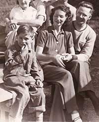 Ray, Jr., Nell, Ted, Ca. 1940 (Source: Crawford Family)