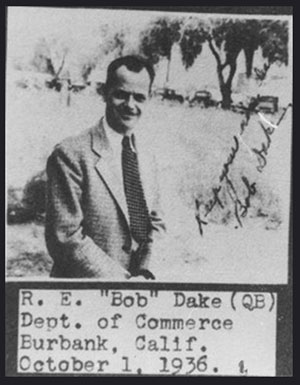 Robert Dake, 1936 (Source: Boedy's Album) 