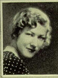 Gretchen Fyle, 1932 Beverly Hills High School Yearbook Photograph (Source: ancestry.com) 