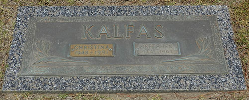 Gretchen Fyle 1914-1962 Grave Marker (Source: findagrave.com) 
