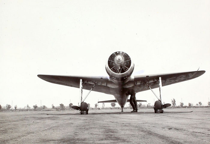 The Hughes H-1 Racer, NR258Y, Date & Location Unknown (Source: SDAM)