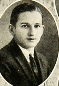 Glenn Quinn, 1924 Yearbook Photo (Source: ancestry.com) 