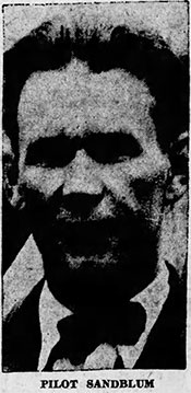 "J.V. Sandblum" [sic], Altoona Tribune (PA), February 5, 1932 (Source: newspapers.com) 