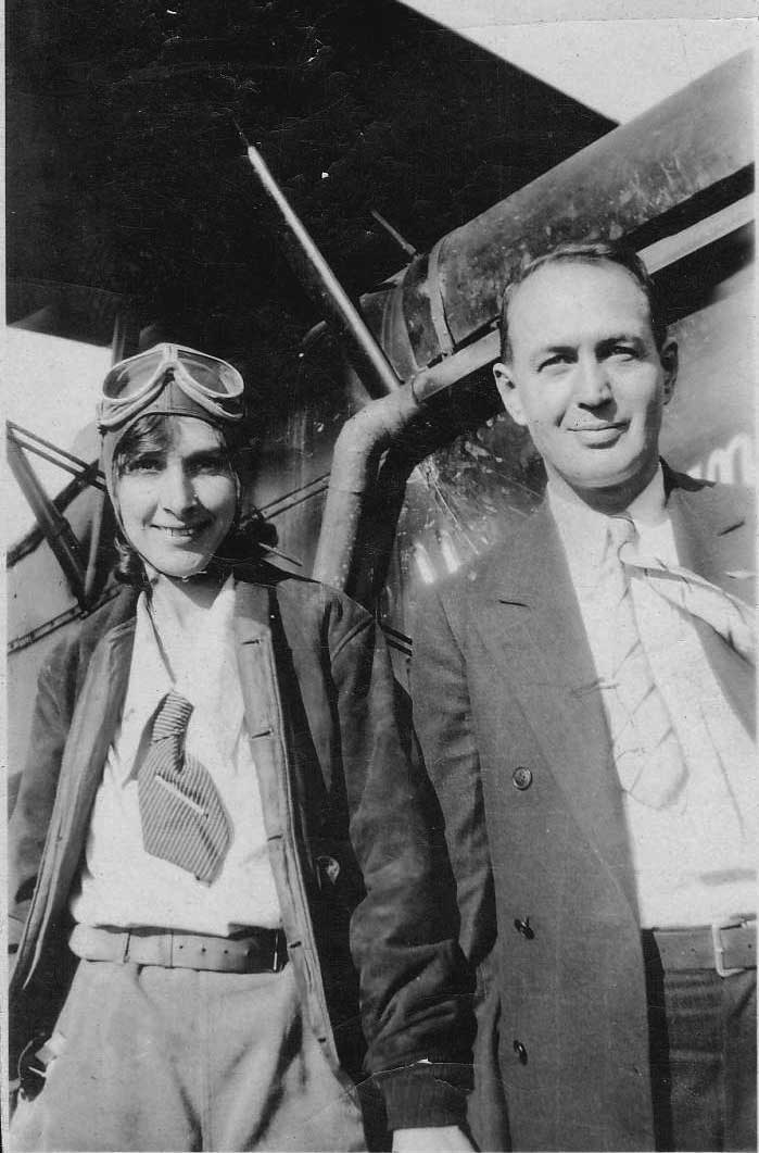 Debie & Fred Wells Stanford, Ca. 1930, Location Unknown (Source: Tudge/Riley Family)