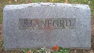 Stanford Family Burial Plot, Camden, NY (Source: Tudge/Riley Family) 