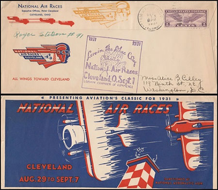 1931 National Air Races, Postal Cachet, September 1, 1931 (Source: Web)
