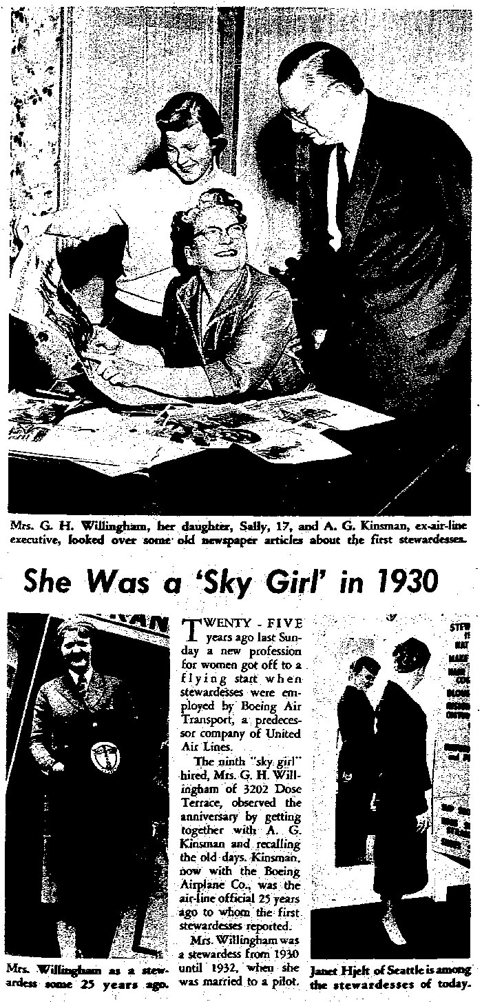 Seattle Times, May 22, 1955 (Source: Woodling)